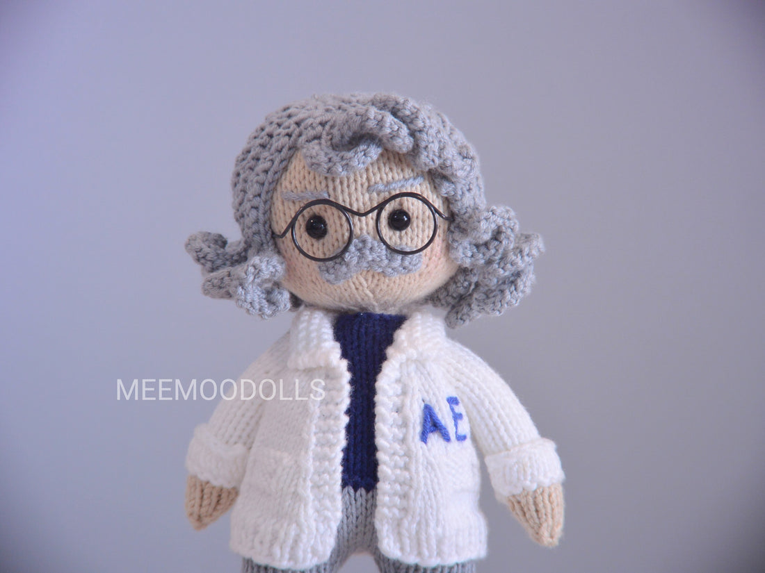 Stitches in Time: Einstein's Whimsical Journey into the World of Knitting