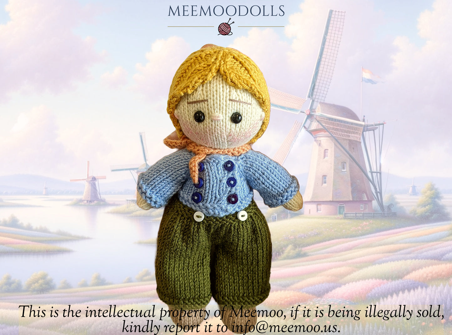 Global Tapestry Tots: Finn- A Dutch Boy Knitting Pattern