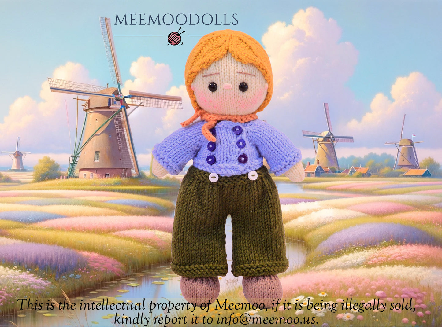 Global Tapestry Tots: Finn- A Dutch Boy Knitting Pattern