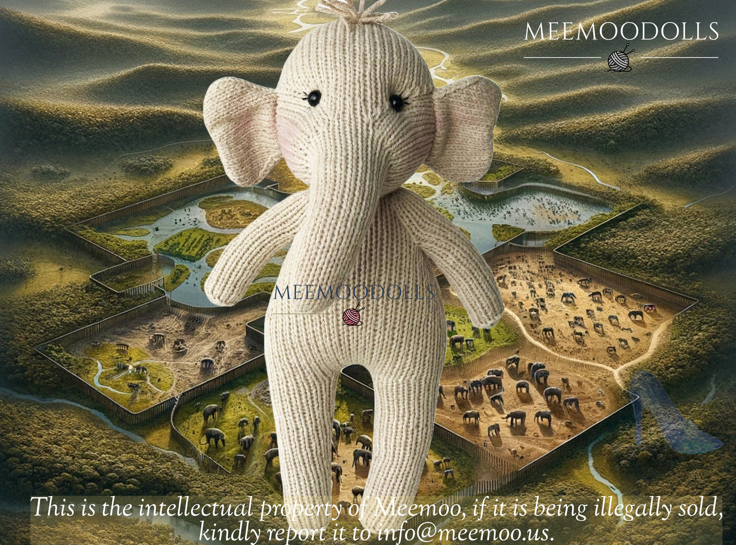 Fanny the Elephant Knitting Pattern