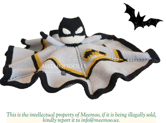 Knitting Security Blanket. Knitting Amigurumi. PDF pattern.